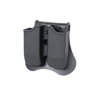 G17/G19/ACP Airsoft Double Mag Pouch Series - Black [Amomax]